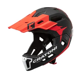 Casque VTT Cratoni C Maniac 2 0 MX Noir Rouge Mat Absolubike vélos