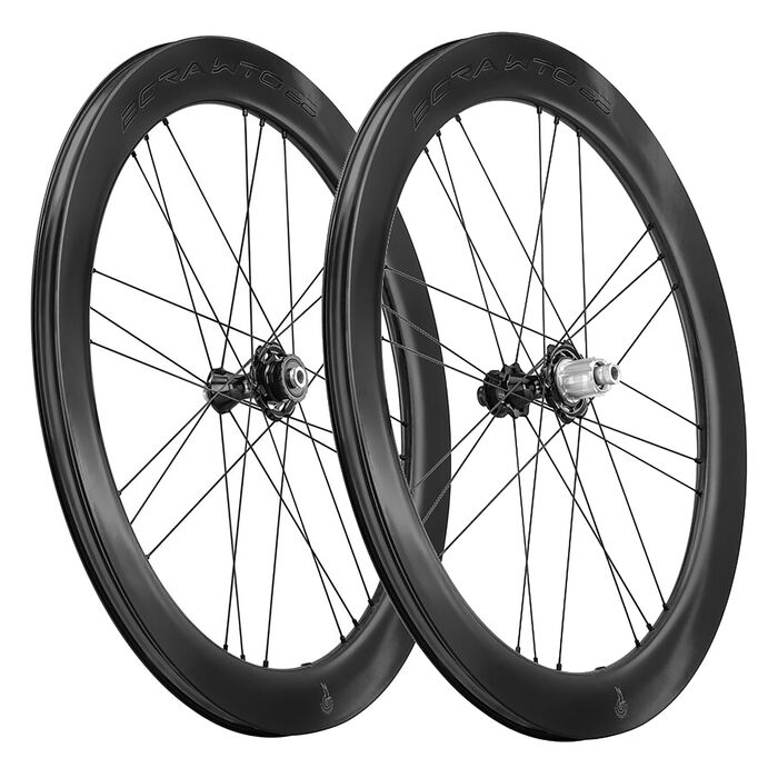 Paire De Roues Tubulaires Campagnolo Record - Fiamme 6 Vitesses 700C Aluminium - Italie