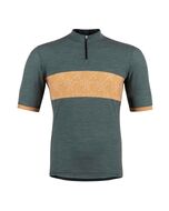 Maillot Manches Courtes Campagnolo Gravel Ekar Vert / Ocre