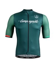 Maillot Manches Courtes Campagnolo Iridio Vert