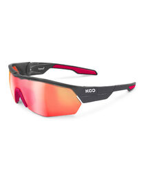 Lunettes Koo Open Cube Anthracite Mat / Rouge