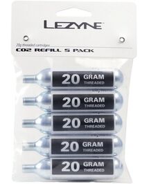 Pack de 5 Cartouches de CO2 Lezyne 20g