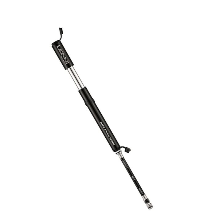 Pompe à Vélo Lezyne Tech Drive HV - Aluminium Usiné CNC, Poignée Alu, Embout Matrix, 90 Psi Max - Design Compact, Support De Cadre Composite - Pour VTT, Route