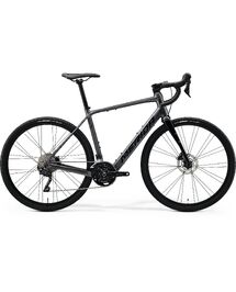 Vélo Gravel Électrique Merida eSilex 400 Dark Silver 250Wh