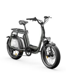 Vélo Cargo Électrique Elwing Ritmic Solo - Bafang 80Nm 691Wh - Gris Charbon