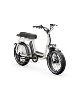Vélo Cargo Électrique Ritmic Duo - Bafang 80Nm 691Wh - Blanc Perlé