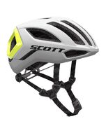 Casque Scott Centric Plus Blanc Arc-En-Ciel /Jaune Radiation